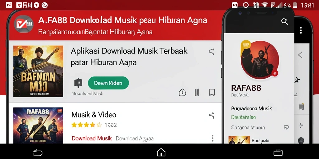 Tampilan antarmuka RAFA88 yang user-friendly untuk Download Musik.