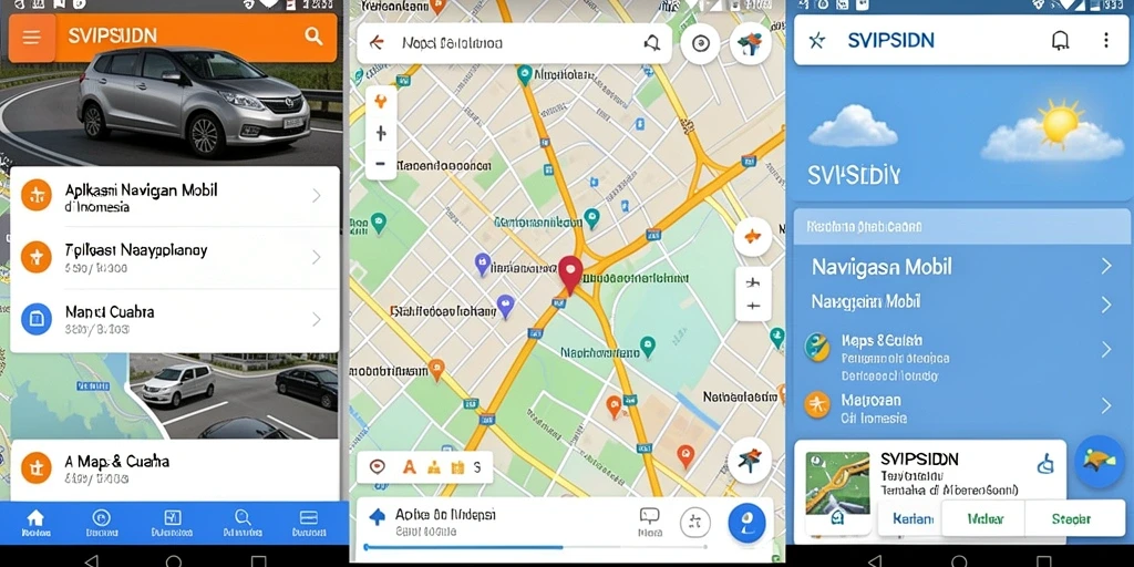 Antarmuka SVIPSIDN menunjukkan navigasi dan cuaca secara real-time.